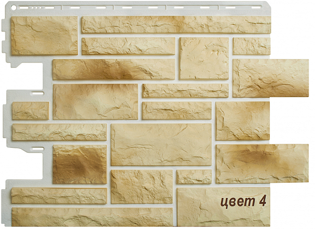 Фасадная панель Альта-Профиль Камень Пражский