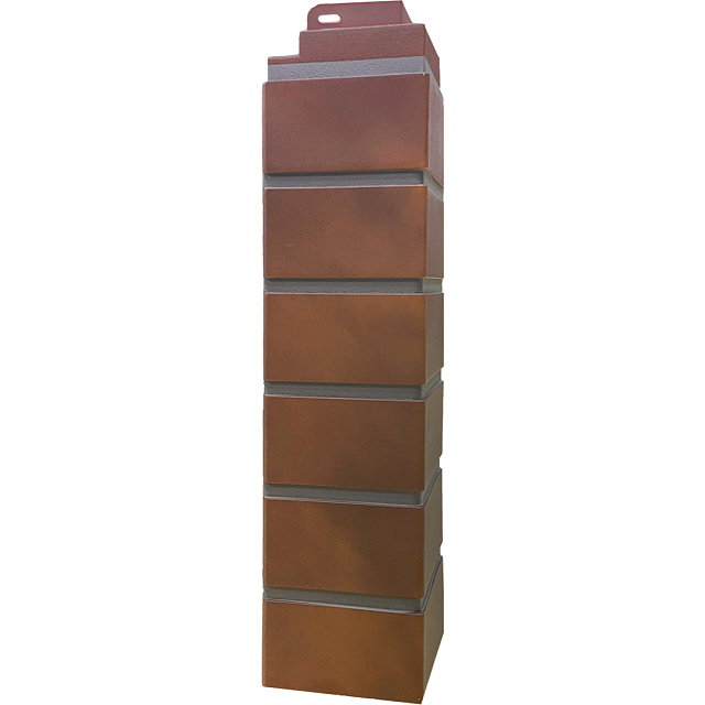 Наружный угол Кирпич Клинкерный 3D