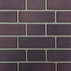 КИРПИЧ КЛИНКЕРНЫЙ 3D, КОРИЧНЕВО-ЧЕРНЫЙ