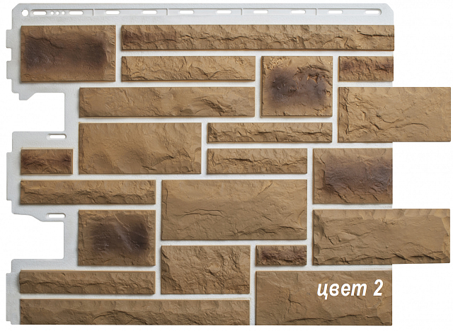 Фасадная панель Альта-Профиль Камень Пражский