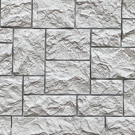 КАМЕНЬ ДИКИЙ, МЕЛОВАННЫЙ БЕЛЫЙ