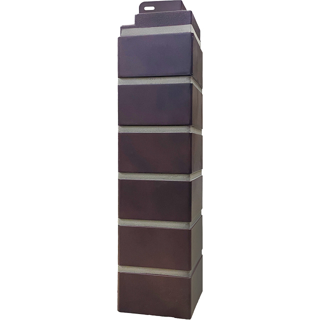 Наружный угол Кирпич Клинкерный 3D