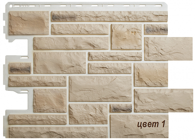 Фасадная панель Альта-Профиль Камень Пражский