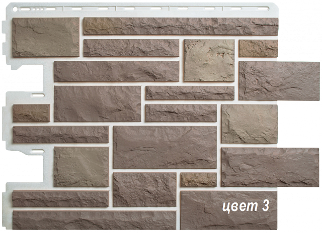 Фасадная панель Альта-Профиль Камень Пражский