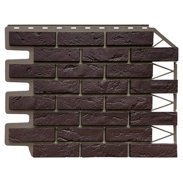 КИРПИЧ БАВАРСКИЙ, ТЕМНО-КОРИЧНЕВЫЙ