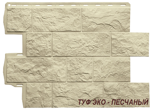 Фасадная панель Альта-Профиль Туф ЭКО