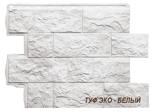 Фасадная панель Альта-Профиль Туф ЭКО